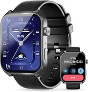 Fitness Tracker AI Watch Faces, AMOLED with AOD, 24/7 Heart Rate/SpO2/Sleep/Stress Activity Trackers & Smart Watch, IP68 Waterproof Fitness Watches, Multi-Sport Mode Step Calorie Counter Pedometer