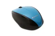 Verbatim Bluetooth Wireless Optical Multi-Trac Blue Series Portable Mouse Blue