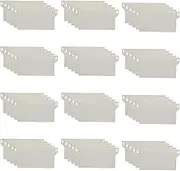 ZOFUN 60 Pcs Vertical Blind Weights, 102 x 89 x 50 MM Vertical Blinds, White Venetian Blinds for Windows Replacement, Plastic Venetian Blinds for Home & Office Window Chain