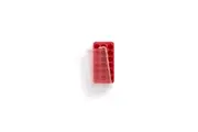 Round Ice Cube Tray, 18 Cubes (Red) - 23x11.8x3.2cm