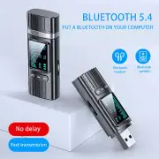 2in1 Wireless Bluetooth 5.4 Transmitter Receiver Adapter Audio 3.5mm Jack Aux ph