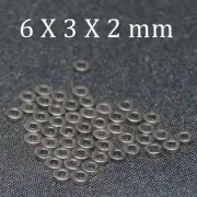 100pcs Ferrite Cores Bead 6X3X2 mm Toroide Coil Inductor Ring Cables EMI Filter