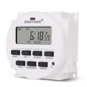 6pcs Digital Timer Switch 1 Second Interval 7 Days Programmable 24 Hours TM618S