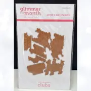 Spellbinders ANYTIME GLIMMER SENTIMENTS Glimmer Dies of the Month Feb 2022