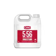 1 x CRC 5-56 Multi Purpose Lubricant 4ltr Protects metals - Silicone Free