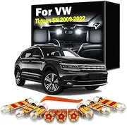 13Pcs LED Interior Map Dome Light Kit, For Volkswagen VW Tiguan 5N 2009 2010 2011 2012-2022 Car Led Bulbs