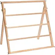 Generic Wood Ribbon Organizer 3 Tier Sewing Thread Organizer Spool Rack for Tabletop