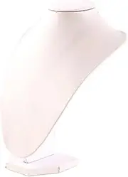 Oshhni Mannequins Bust Stand,Jewelry Organizer for Women,Decoration Elegant Jewelry Organizers and Storage for Home Bedroom Desktop, Height 23cm