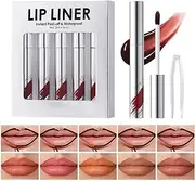 Lip Gloss Waterproof,5X Long-Lasting Makeup Lip Gloss Peel off - Portable Cosmetics Highly Pigmented Color with Plant Extracts for Wedding, Traveling