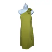 Nina Leonard Clover one shoulder size Large