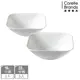 【CORELLE 康寧餐具】純白2件式方碗組(B19)