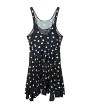 Stella McCartney Polka-Dot Ruffle Detailed Dress IT38 Black