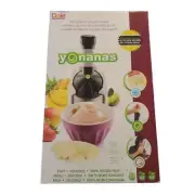 NIB DOLE YONANAS FROZEN TREAT DESSERT MAKER YOGURT SORBERT ICE CREAM MACHINE