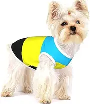 Flag of the Sultanate of Burongan print Tshirts for Small Dogs Dog's Fashion Shirt Breathable Sleeveless Shirts for Small Dogs