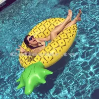 在飛比找樂天市場購物網優惠-夏季鳳梨菠蘿造型泳圈-180公分 成人 充氣浮圈救生圈加大加