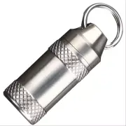 Titanium Outdoor Travel Survival EDC Tool Waterproof Container Pill Storage Box