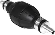 8mm 5/16" Black Primer Bulb Rubber Fuel Pump Transfer Vacuum Fuel Supply Hand Primer Gasoline Petrol Diesel Gas Siphon Pump for Motorcycle/Car/Boat Accessories