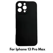 Camera Lens Cover Shockproof Silicone Case For Apple iPhone 13 Pro Max Black