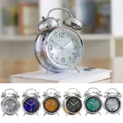 Loud Alarm Clock For Heavy Deep Sleepers, Analog Metal Twin Bell Alarm Clocks