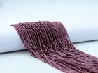 Natural Rhodolite Garnet Micro Cut Faceted Beads,2-2.5 MM Garnet Beads