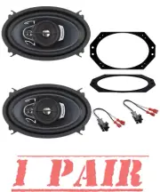Pioneer 210W | 4"x6" 3-Way | Dash Speakers & kit | for 1997-2006 Jeep Wrangler