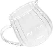 155ml Glass Milk Pitcher Jar Small Pitcher Syrup Dispenser Bar Latte Maker Mini Container Milk Glassware