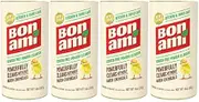 Bon Ami Powder Cleanser (14 oz 4 Pack) Works Great as A Kitchen Countertop Cleaner and Bathroom Tile Cleaner Scratch Free Earth Friendly Home Cleaner