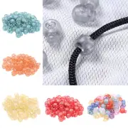 1PC Spring Loaded Round Toggle Stop Cord Locks End Single Hole Stopper Plastic