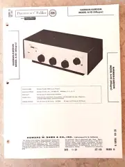 Original NOS Sams Photofact 426-10 - HARMAN-KARDON A-10 - a 6BQ5 amp