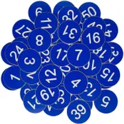Number Tags Engraved Numbered Tags Id Tags Key Tags Without Hole 301-500 Blue