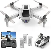 Holy Stone Mini Drone with Camera 1080P HD - RC Quadcopter for Kids Adults Beginner, 3 Modular Batteries, Easy to Fly, Voice Control, 3D Flips, Remote Control Toys Gifts