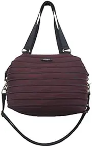 Crazip Zippered Boston Bag (Small) BOSTON BAG Deep Red CZ-17S-1-DR CZ-17S-1-DR