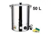 OZNALA 50L Electric Hot Water Urn Stainless Steel Concealed Element Boiler Warmer Heater Urn tap Kettle