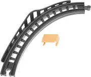 Mini Plastic Train Tracks Curved Railway Rails for Toy Train Models Repair Upgrade Your Tracks