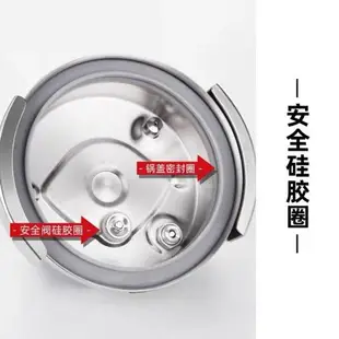 韓式迷你高壓鍋家用電磁爐戶外小型壓力鍋配件密封膠圈限壓閥1-2