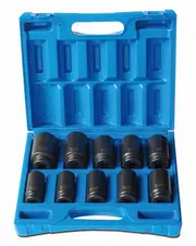 Action 600421001 - 10 Piece 3/4" Drive Deep Impact Socket Set Imperial