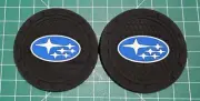 2x Car Coasters Cup Holders 2.75” Universal | For Subaru