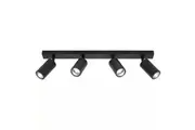 Stockholm LED Bar Light 4Lt Rail in Anodised Aluminium/Black/Titanium