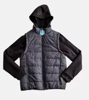 Swiss Alps Gray/Black Boys Water Wind Resistant Jacket Size Large (14-16) Coat
