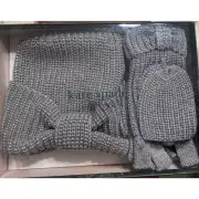 Kate Spade-Knotted Bow Hat/Mitten Box Set