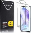 [4 Pack] Tempered Glass Screen Protector for Samsung Galaxy A55 5G, Anti