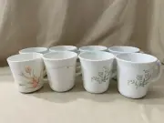 Corning Corelle Coffee/tea Mugs, Set Of 8, Made In USA (A1418)