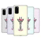 OFFICIAL MONIKA STRIGEL FLOWER GIRAFFE AND STRIPES GEL CASE FOR SAMSUNG PHONES 1