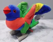 Wild Republic #11693 Loris Lorikeet Parrot ~ Mini Cuddlekins ~ NWT Stunning!