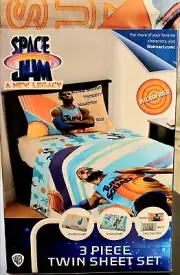 Space Jam A New Legacy LeBron James 3 PC Twin Sheet Set & Pillowcase BRAND NEW