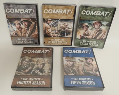 Combat! 1962 TV Series 5 Seasons Complete DVD Set 40 Discs 152 Episodes WWII New