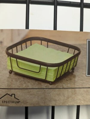 Black Ashley Modern Dining Décor Horizontal Napkin Holder for Kitchen Tables