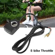 36V 7/8" E-bike Electric Bike Scooter LED Twist Throttle Thumb Control Assembly