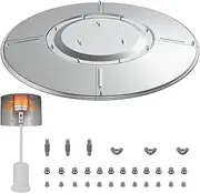 Patio Heater Replacement Dome - 33 Inches Patio Heater Replacement Parts with 3 Pre-Drilled Holes, Stove, Patio Heater for Outdoor Heater, Propane Heater