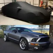For Ford Mustang Shelby GT500 Car Cover Satin Stretch Scratch Dust Proof Indoor (for: Ford)